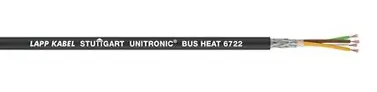 Produktfoto 1 von Lapp UNITRONIC BUS HEAT Datenkabel, 4-adrig x 0.5 mm² 20 AWG Geschirmt Schwarz, 100 m, Polypropylen