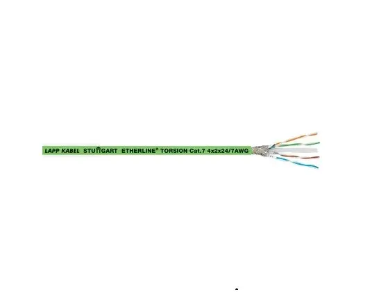 Produktfoto 1 von Lapp Cat7 Ethernet-Kabel, 100 m, Grün S/FTP, A Nicht abgeschlossen, B Nicht abgeschlossen, Polyurethan