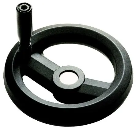 RS PRO Speichen Handrad, Rad ø 160 mm, 10 mm, 25.5 mm Gebohrte Nabe, Rad Mat. Glasfaserverstärktes Technopolymer,