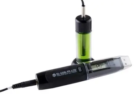 Produktfoto 1 von Lascar EL-USB-TP-LCD Temperatur Temperatur Datenprotokolliergerät, USB, -35 °C → 80 °C
