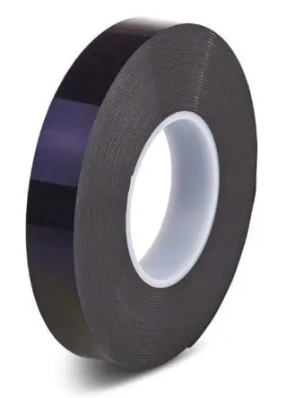 Produktfoto 1 von Hi-Bond HPS 080B Hi-PORSEAL HPS080B Polyethylen Schaumstoff Klebeband, Schwarz, Stärke 0.8 mm, 12.0mm x 33 m