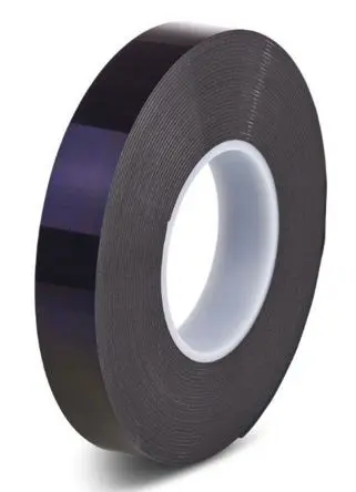 Produktfoto 1 von Hi-Bond HPS 120B Polyethylen Schaumstoff Klebeband doppelseitig, Schwarz, Stärke 1.20mm, 9.0mm x 33.0m