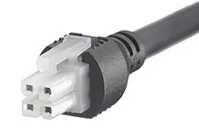 Produktfoto 1 von Molex 4 245135 Platinenstecker-Kabel Mini-Fit Jr 4 / Mini-Fit Jr Buchse / Buchse, 500 mm