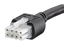 Produktfoto 1 von Molex 8 245135 Platinenstecker-Kabel Mini-Fit Jr 8 / Mini-Fit Jr Buchse / Buchse, 1 m