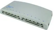 Produktfoto 1 von Telegärtner MPD6 Cat6a Serie Mini-Patchfeld 12 Anschl. RJ45 UTP, Weiß