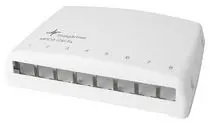 Produktfoto 1 von Telegärtner AMJ-S Serie Mini-Patchfeld 8 Anschl. RJ45 UTP, Weiß