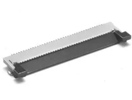 Produktfoto 1 von Hirose 12 ZIF, Oberfläche Horizontal FPC-Steckverbinder, 33-polig Buchse / 1-reihig, Raster 0.5 mm, ZIF-Kontakt oben