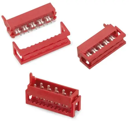 Produktfoto 1 von Wurth Elektronik 1570 IDC-Steckverbinder Stecker, Gerade, 26-polig Kabel / 2-reihig, Raster 2.54 mm
