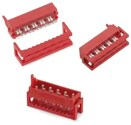 Produktfoto 1 von Wurth Elektronik 1570 IDC-Steckverbinder Stecker, Gerade, 16-polig Kabel / 2-reihig, Raster 2.54 mm