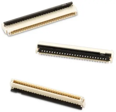 Produktfoto 1 von Wurth Elektronik 687 ZIF, Oberfläche Horizontal FPC-Steckverbinder, 6-polig Stecker / 1-reihig, Raster 0.5 mm,