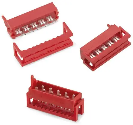 Produktfoto 1 von Wurth Elektronik 1570 IDC-Steckverbinder Stecker, Gerade, 24-polig Kabel / 2-reihig, Raster 2.54 mm