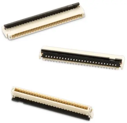 Produktfoto 1 von Wurth Elektronik 687 ZIF, Oberfläche Horizontal FPC-Steckverbinder, 22-polig Stecker / 1-reihig, Raster 0.5 mm, SMD