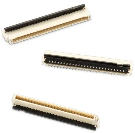 Produktfoto 1 von Wurth Elektronik 687 ZIF, Oberfläche Horizontal FPC-Steckverbinder, 24-polig Stecker / 1-reihig, Raster 0.5 mm,