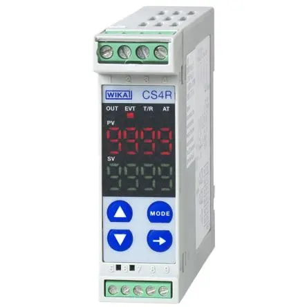 Produktfoto 1 von WIKA CS4R PID Temperaturregler DIN-Hutschiene Relais Ausgang 240V ac PID-Controller