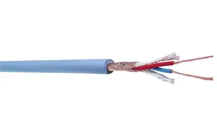 Produktfoto 1 von Belden BE46349 Audiokabel 2-adrig Geschirmt, Außen-ø 6.1 mm Außen-ø Schwarz, L. 100 m