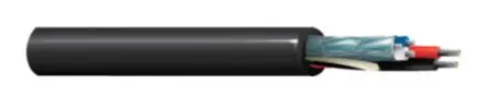 Produktfoto 1 von Belden 1502R Audiokabel 4-adrig 30 AWG Geschirmt, Außen-ø 6.35 mm Außen-ø Schwarz, L. 152 m