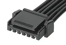 Produktfoto 1 von Molex 6 45111 Platinenstecker-Kabel Micro-Lock Plus 6 / Micro-Lock Plus Buchse / Buchse, 100 mm