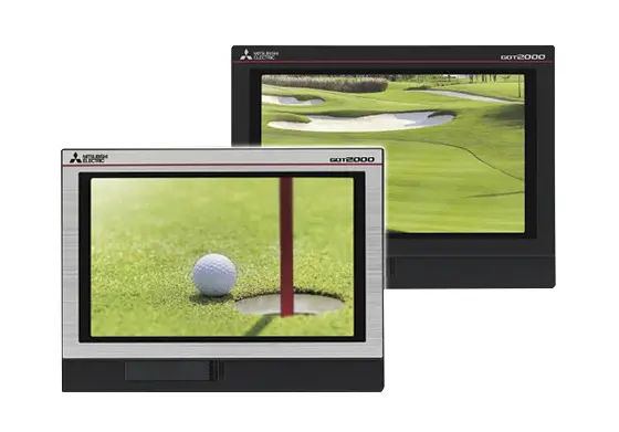 Mitsubishi Electric, GOT2000, GT21, HMI-Touchscreen, LCD, 800 x 480 pixel, 7 in