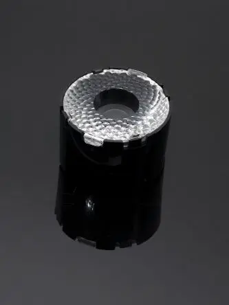 Ledil Gabriella Linse LED-Halter Satz 1-LEDs Rund aus Polymethylmethacrylat Mittlerer Winkel, Klar 23 °, Ø 45 mm x 29.24