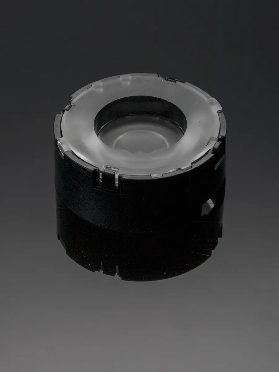 Produktfoto 1 von Ledil Winnie Linse LED-Halter Satz Rund aus PMMA 21°, Ø 50mm x 19.5mm