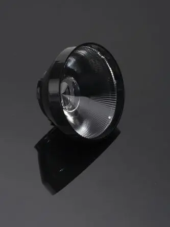 Produktfoto 1 von Ledil Carmen LED Linse 1-LEDs Rund aus Polymethylmethacrylat Punkt, Schwarz 24 °, Ø 50 mm x 25.45 mm, für LEDiL HEKLA
