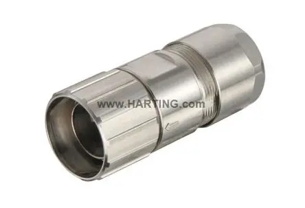 Produktfoto 1 von HARTING 0915 Gehäuse für robusten Stromversorgungsstecker Schraubbefestigung, Kabel M23 Haube, IP67