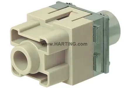 Produktfoto 1 von HARTING 0914 Modul für robusten Stromversorgungsstecker Buchse, 1-polig 200A, Kabel, Axialmodul