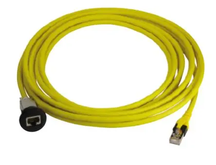 Produktfoto 1 von HARTING, har-Port RJ-Adapter, RJ45 Stecker/RJ45 Buchse, Kat. 6, 1 -Port, Typ Abgeschirmt, Gerade, L 1000.00 mm, Typ