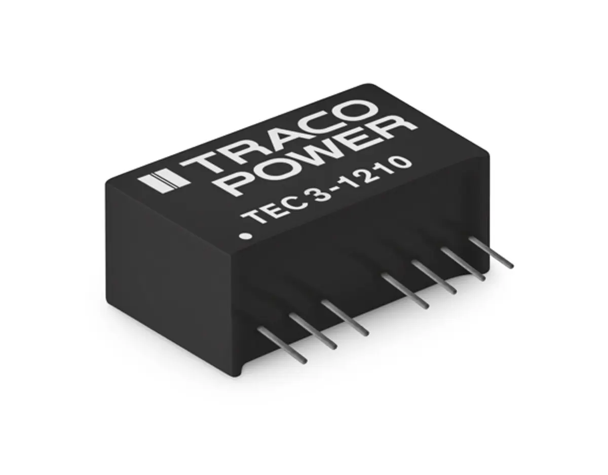 TRACOPOWER TEC 3 DC/DC-Wandler, isoliert 3W 48 V dc IN, ±15V dc OUT / 100mA Durchsteckmontage 1.6kV dc