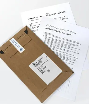 Produktfoto 1 von Rohde & Schwarz Oszilloskop-Software, Bandbreiten-Upgrade-Software für RTC3000 Oszilloskop