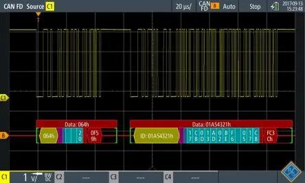 Produktfoto 1 von Rohde & Schwarz Oszilloskop-Software, Kfz-Paket Software für RTH-Oszilloskop