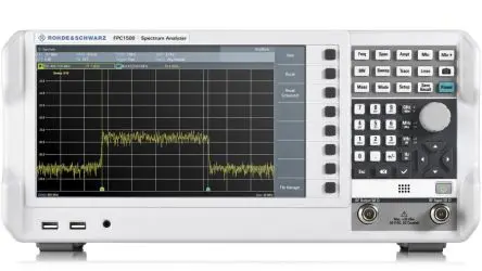 Produktfoto 1 von Rohde & Schwarz FPC-P3TG FPC1500 Tischausführung Spektrumanalysator, 3 GHz, 5 kHz / 3 GHz, USB 2.0, RJ45, 10/100 Base-TX