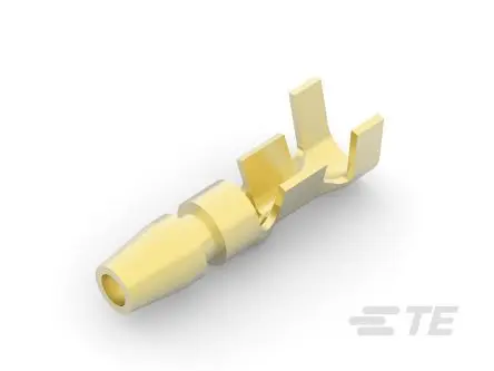 Produktfoto 1 von TE Connectivity Stecker 170020 ø 4 mm Unisoliert 20 AWG Kabelschuh Rundstecker 14 AWG