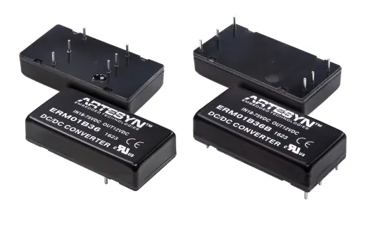 Artesyn ERM DC/DC-Wandler 20W 110 V dc IN, ±12V dc OUT / 830mA Durchsteckmontage 3kV dc isoliert
