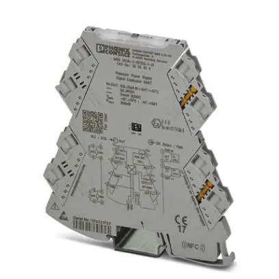 Produktfoto 1 von Phoenix Contact Serie MACX MCR Signalwandler 9.6/30 V dc, Strom 0 to 20 mA EIN / Strom 0 to 20 mA AUS DIN-Hutschiene,