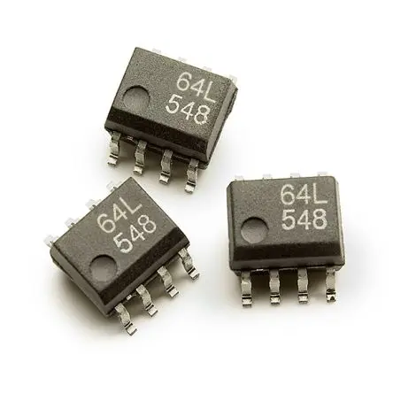 Produktfoto 1 von Broadcom ACPL Oberfläche 2 Optokoppler AC-In, 8-Pin SO, Isolation 3750 V eff.