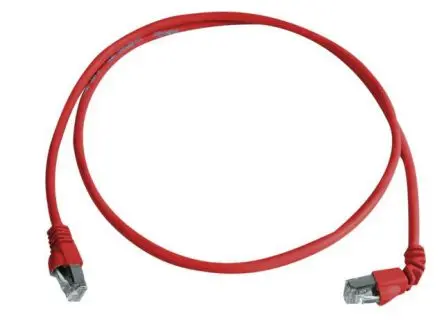Produktfoto 1 von Telegärtner Cat6a Ethernet-Kabel, 0.5 m, Rot Abgeschirmt Geschirmt, Aussen ø 5.8 mm Außen-ø , Raucharm halogenfrei