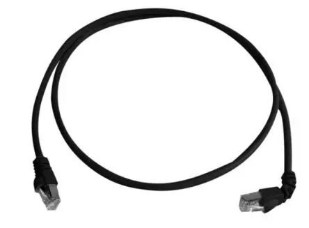 Produktfoto 1 von Telegärtner Cat6a Ethernet-Kabel, 2 m, Schwarz Abgeschirmt, Raucharm halogenfrei