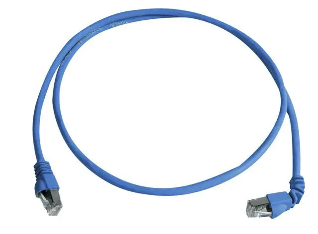 Produktfoto 1 von Telegärtner Cat6a Ethernet-Kabel, 2 m, Schwarz Abgeschirmt, Raucharm halogenfrei