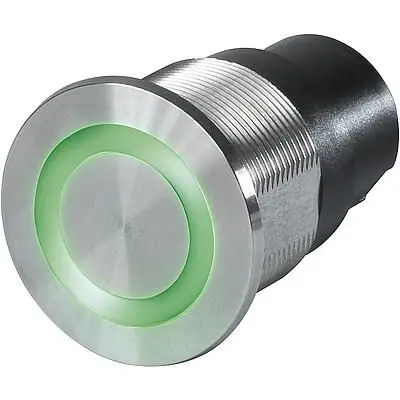 Produktfoto 1 von Schurter Kapazitiver Schalter Kapazitiv Rastend Rastend, Kurzzeitbetrieb 5V dc / 28V dc OptoMOS-Relais Edelstahl