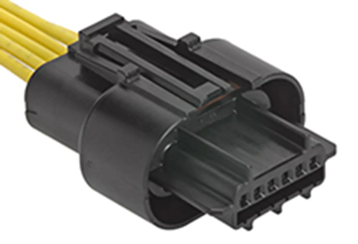 Produktfoto 1 von Molex Squba Buchse Crimpsteckverbinder-Gehäuse 1.8 mm, 6-polig / 1-reihig Gerade, Kabel für Squba Buchsenkontakt