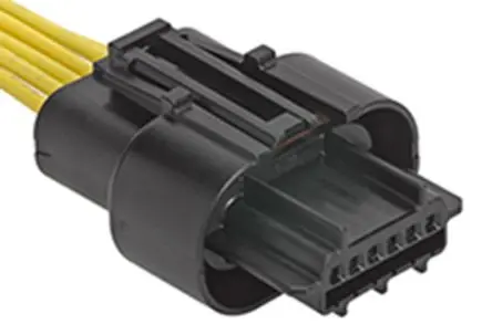 Produktfoto 1 von Molex Squba Buchse Crimpsteckverbinder-Gehäuse 1.8 mm, 6-polig / 1-reihig Gerade, Kabel für Squba Buchsenkontakt