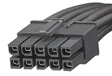Produktfoto 1 von Molex 10 45136 Platinenstecker-Kabel Mega-Fit 10 / Mega-Fit Buchse / Buchse, 1 m