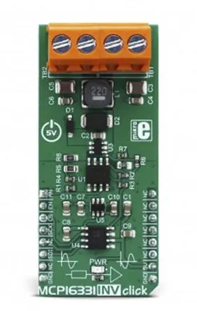 Produktfoto 1 von MikroElektronika MCP4921, MCP16331 Entwicklungsbausatz Spannungsregler, MCP16331 INV Klick Buck-Boost-Konverter, für