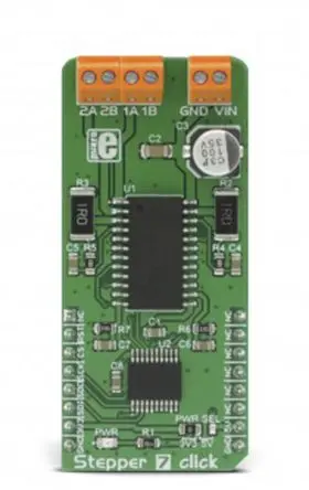 MikroElektronika MTS62C19A Entwicklungskit, PAC1921 Klick Schrittmotor, für Schrittmotortreiber