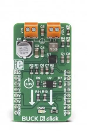 Produktfoto 1 von MikroElektronika DS4432U, MAX17572 Entwicklungsbausatz Spannungsregler, Buck 6 Klick Buck Schaltregler, für