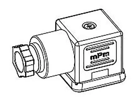 Produktfoto 1 von Molex DIN 43650 Ventilsteckverbinder