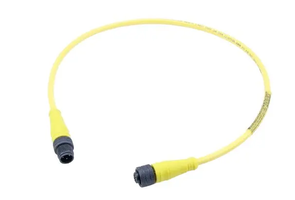 Produktfoto 1 von Molex 120066, 4-polig Rundsteckverbinder, M12, Gerade Buchse 4 / M12, Gerade Stecker, Länge 3 m