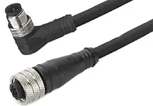 Produktfoto 1 von Molex 120066, 4-polig Sensor-Betätigungselementkabel, M12, Gerade Buchse 4 / M12, Gerade Stecker, Länge 5 m