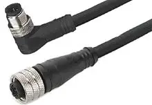 Produktfoto 1 von Molex 120066, 4-polig Sensor-Betätigungselementkabel, M12, Gerade Buchse 4 / M12, Gerade Stecker, Länge 5 m